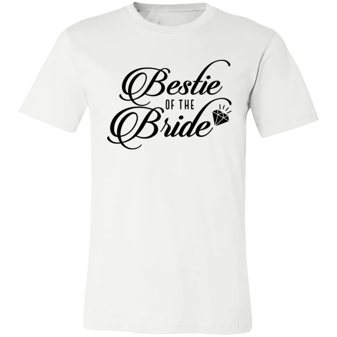BESTIE OF THE BRIDE Unisex Jersey Short-Sleeve T-Shirt