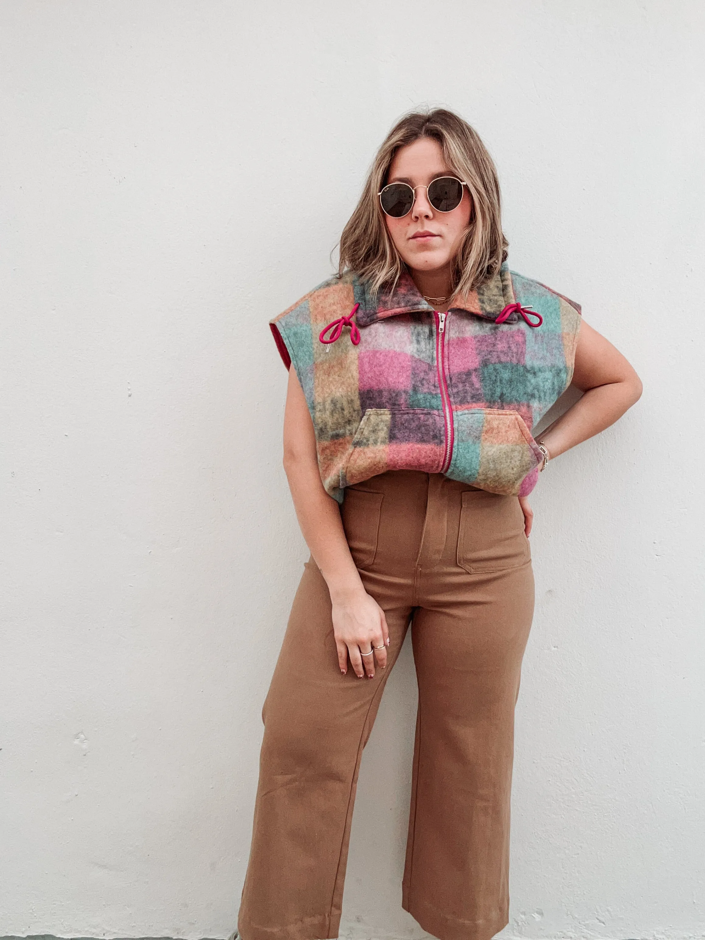 Camel Wide Leg Pants