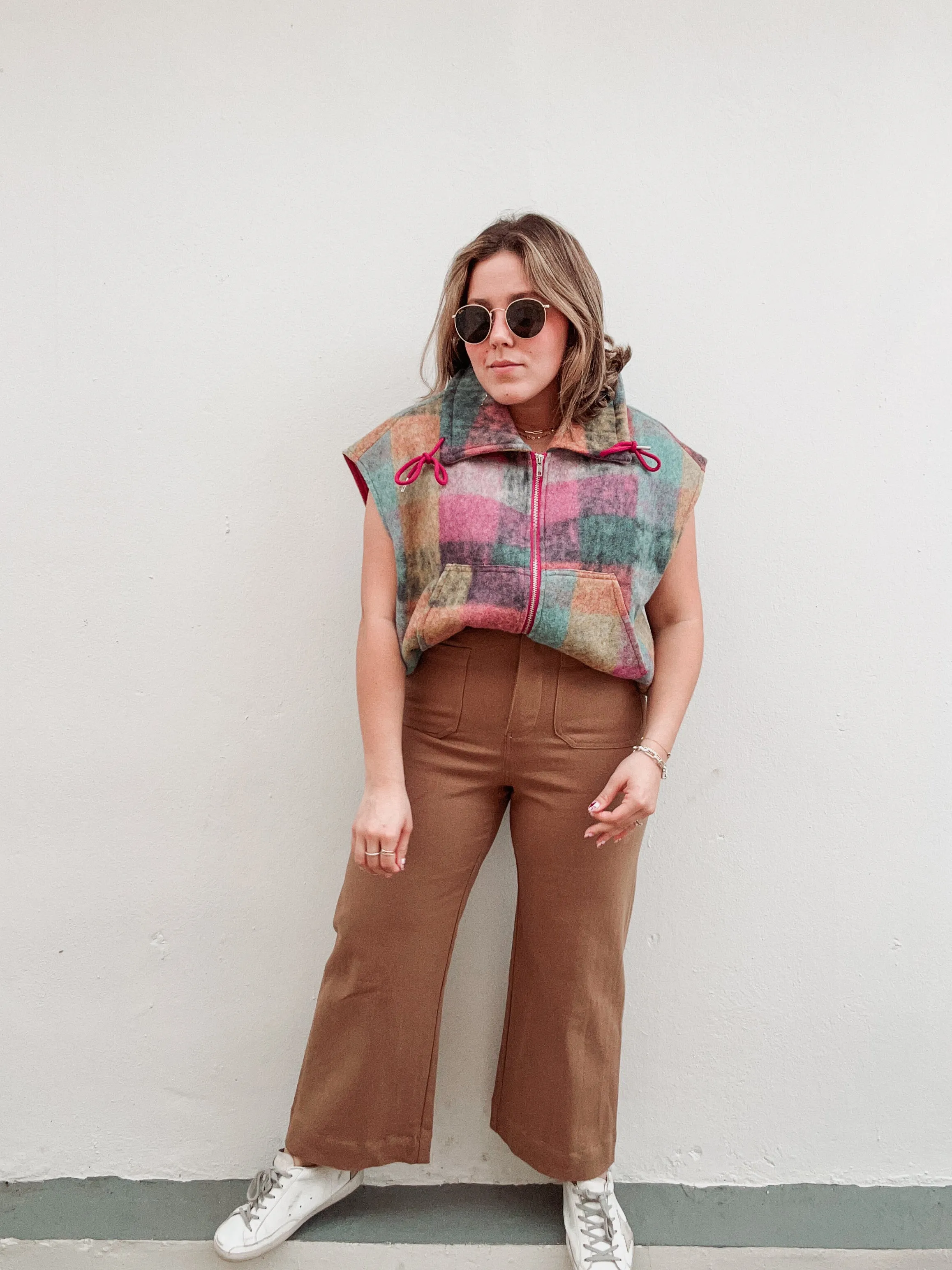 Camel Wide Leg Pants
