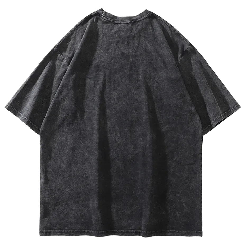 'Can't Stop Thinking' Oversized Cotton T-Shirt