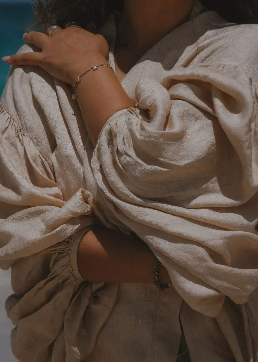 Circe kimono : champagne