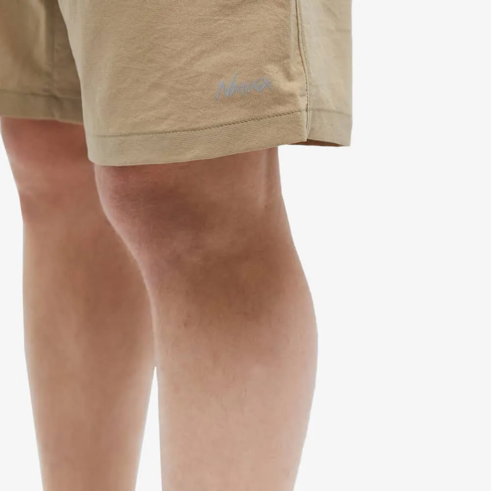 Comfortable shorts made of airy Nanga fabric, beige