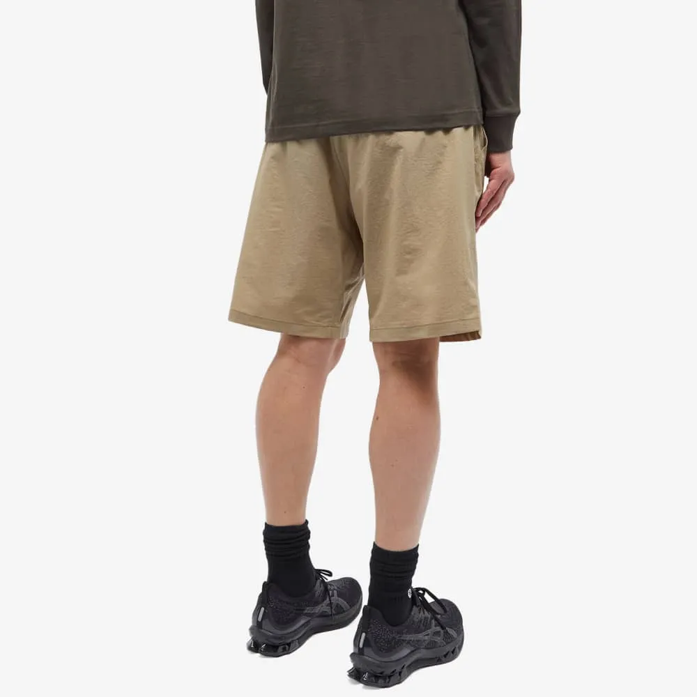 Comfortable shorts made of airy Nanga fabric, beige