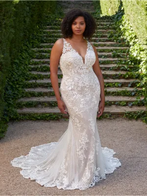 Fabricated White Wedding Dress