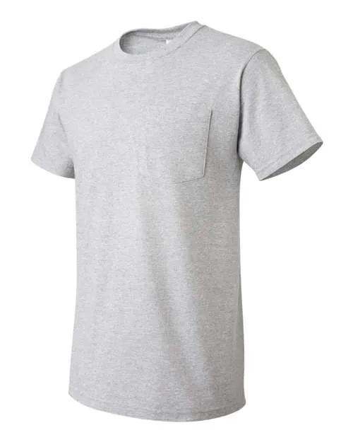 Fruit of the Loom Men's HD Cotton T-Shirt with a Pocket
