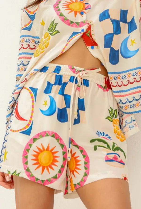 Granada Del Nova Shorts - White