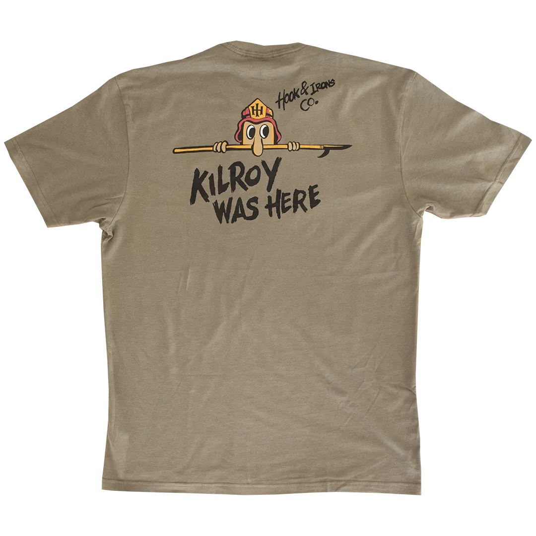 Kilroy Was Here - Army Green Tee