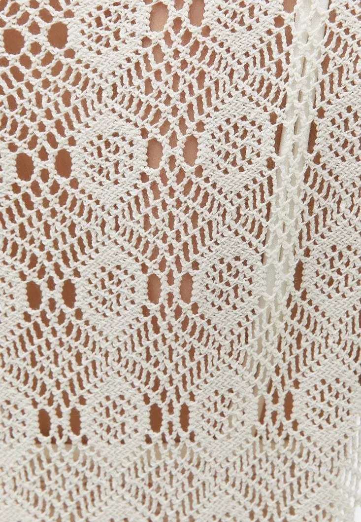OXXO -  Maxi Kimono with Hemstitch Detail