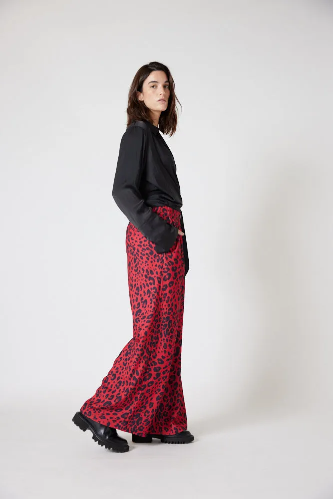 Panthera Wide-Leg Trouser