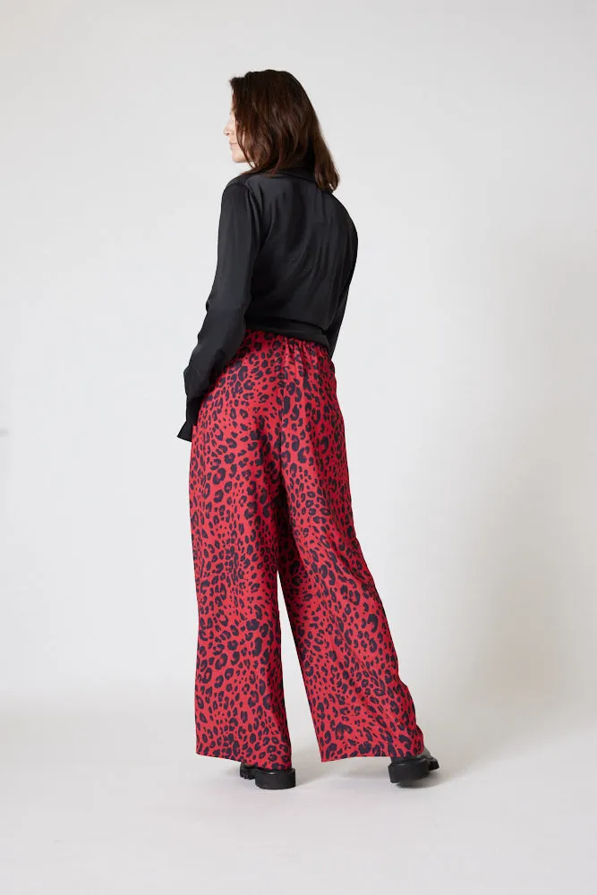 Panthera Wide-Leg Trouser