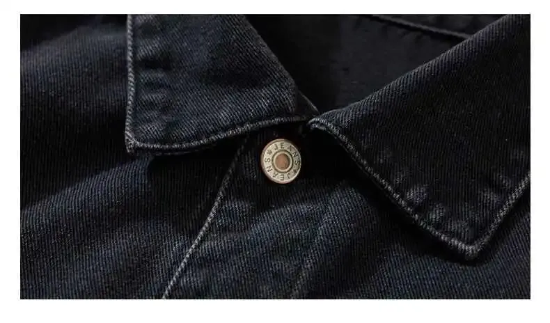 Pre Order:  Dual Tone Spliced Denim Jacket