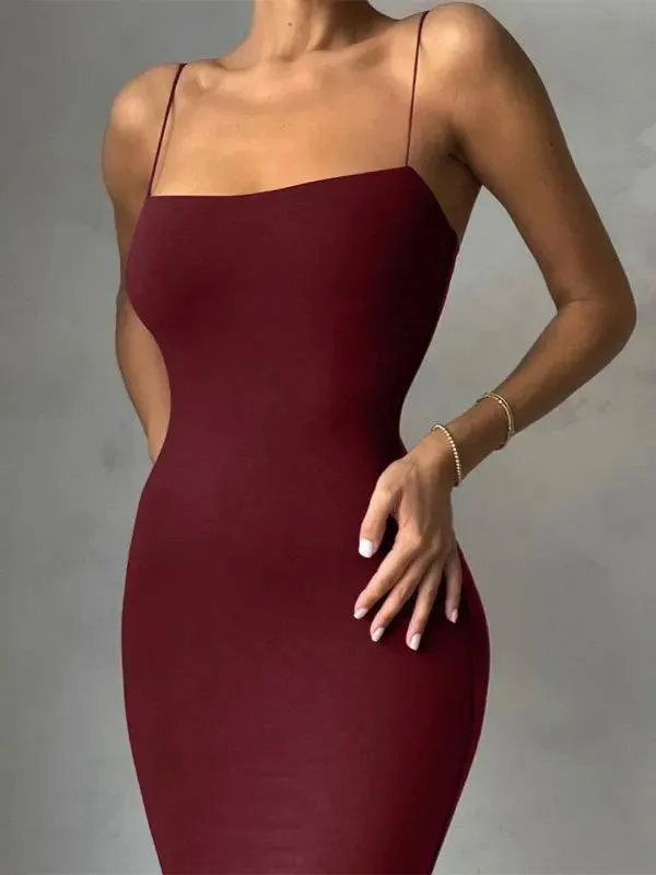 Summer Bodycon Maxi Dress