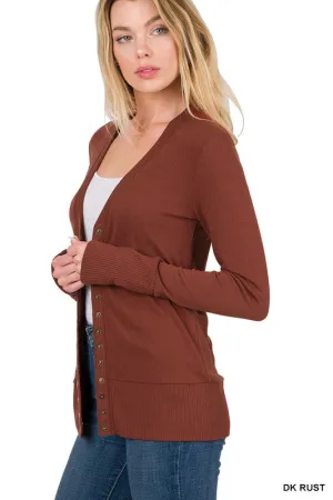 Zenana Button Snap Cardigans $22
